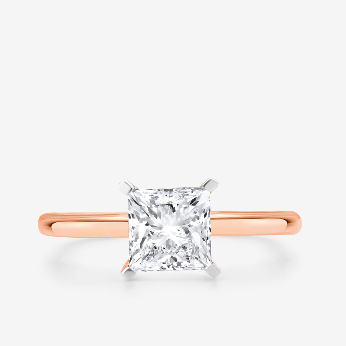 TIMELESS<span> Princess Cut Solitaire </span>RING
