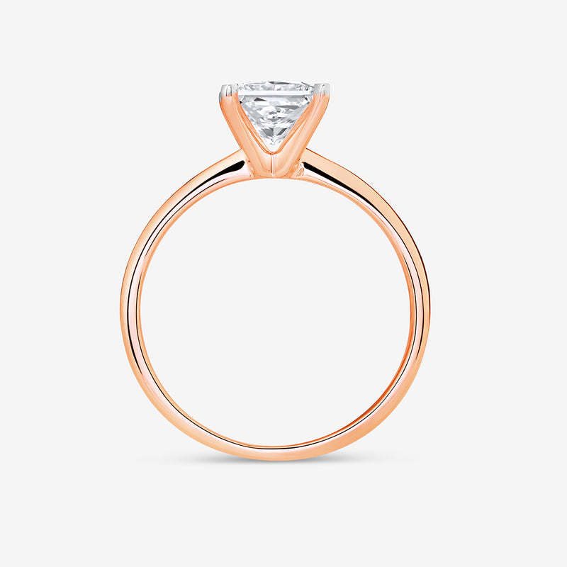 Timeless Princess Cut Solitaire Ring