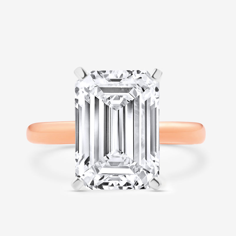 Imperial Emerald Solitaire Ring