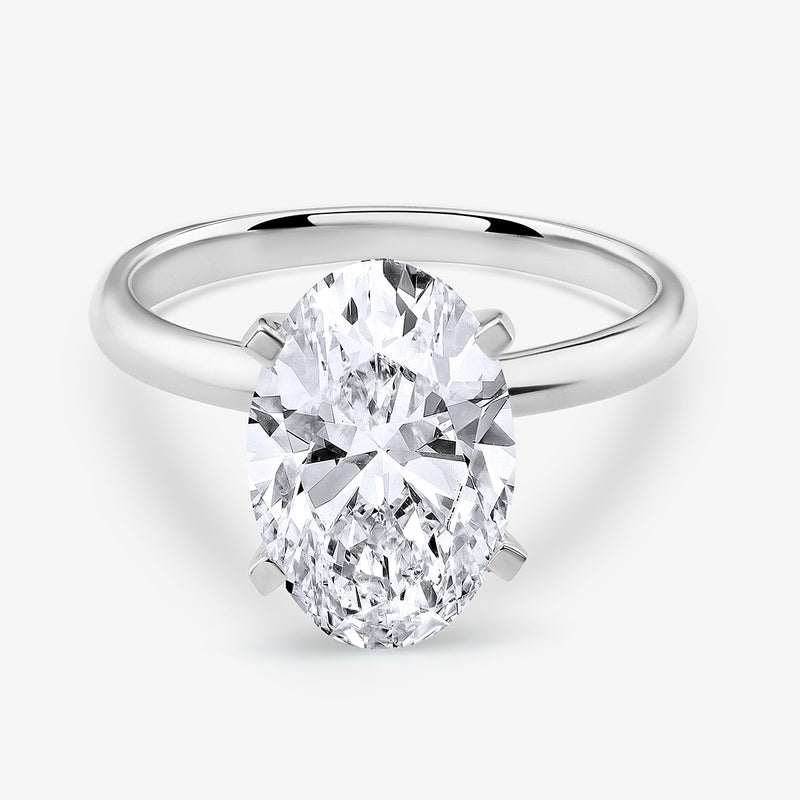 Eternal Oval Solitaire Ring