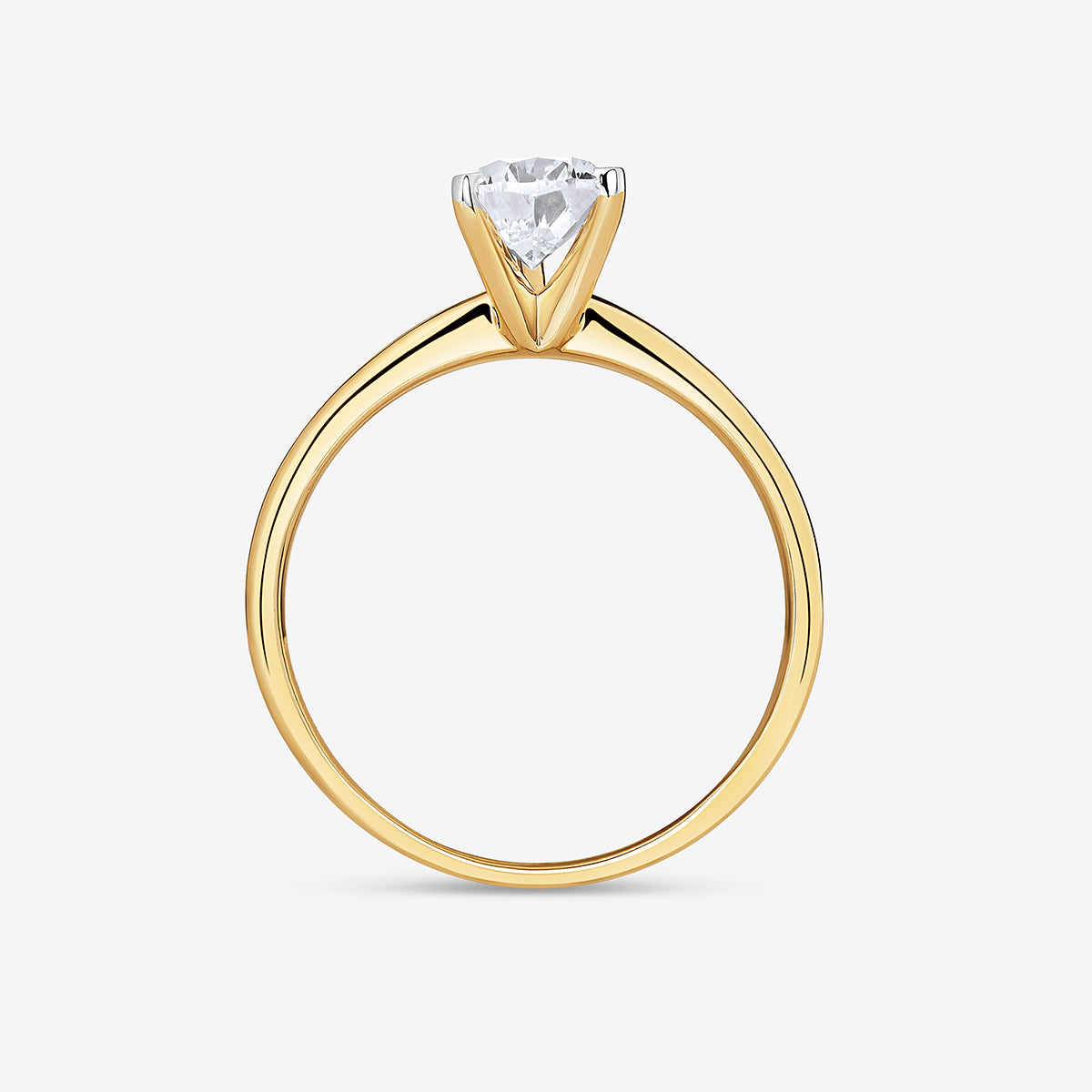TIMELESS<span> Pear Solitaire </span>RING