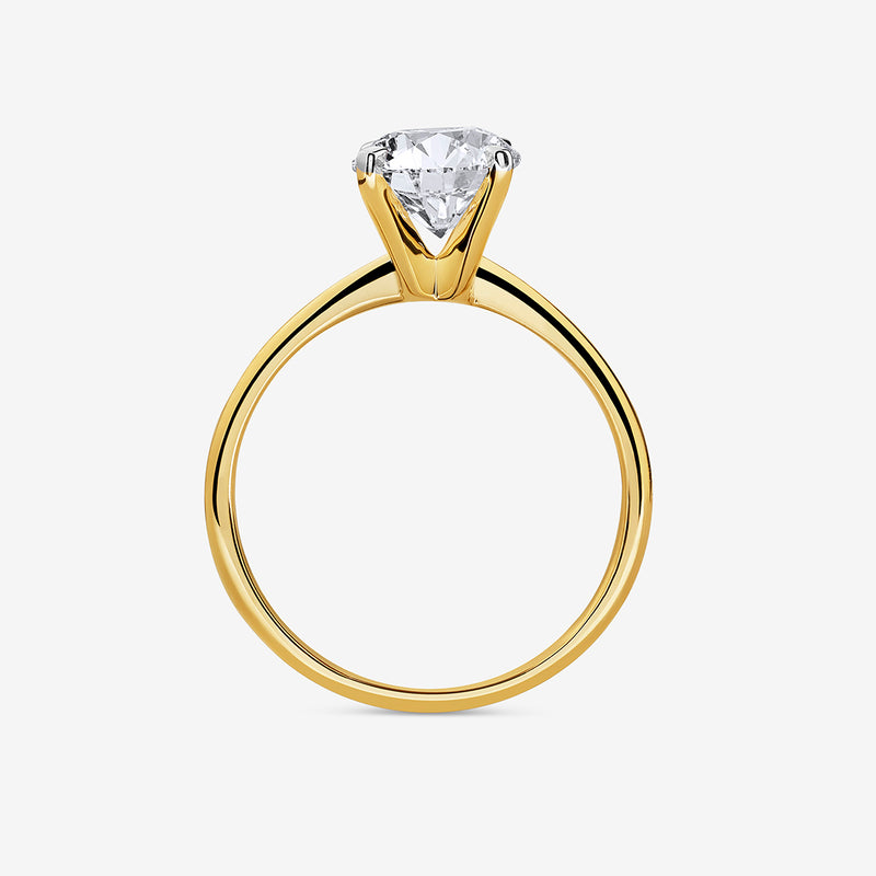 Elegant Oval Solitaire Ring