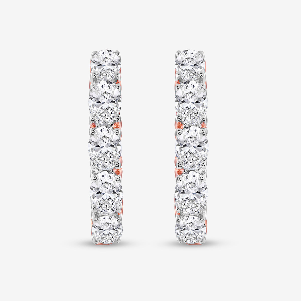 CLASSIC <span>Weave Diamond Huggie </span>EARRINGS