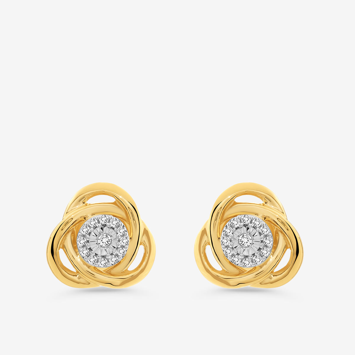 SWIRL<span>Shimmer Stud </span>EARRINGS