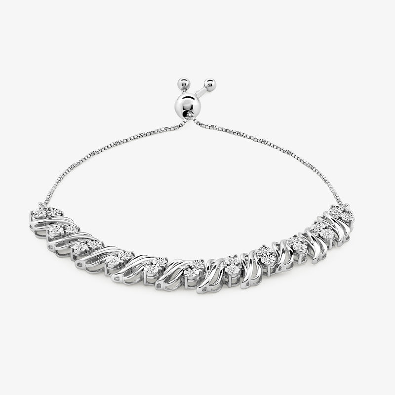 Adjustable Rhythm Diamond Bracelet
