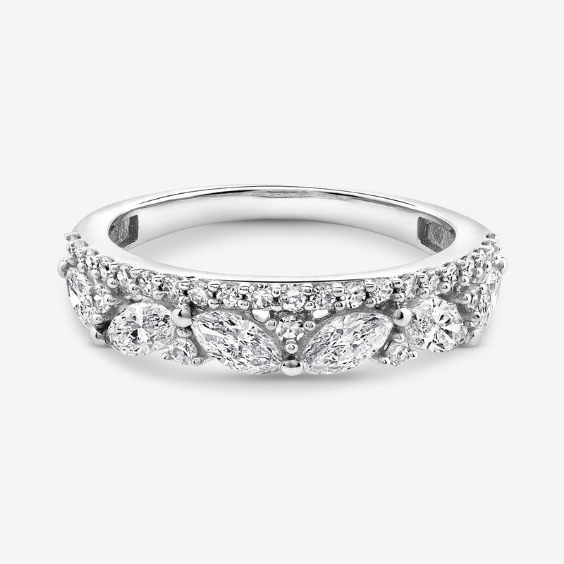 Marquise Eternity Diamond /Span> Ring