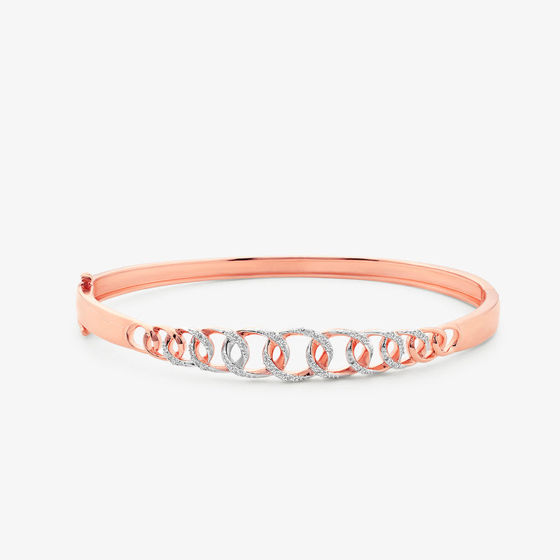 Twirl Crest Diamond Bracelet