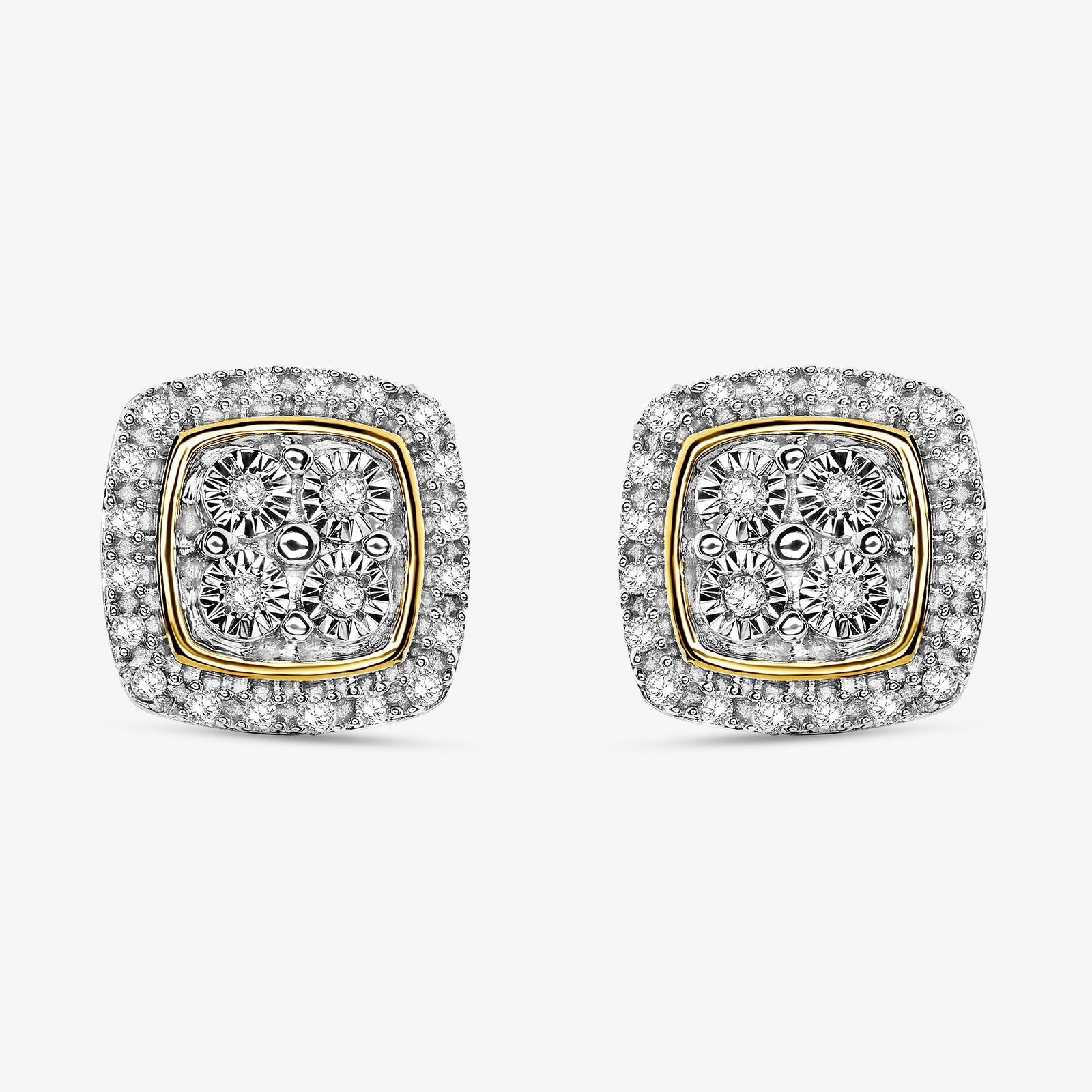 GRACE <span>Halo Diamond</span> EARRINGS