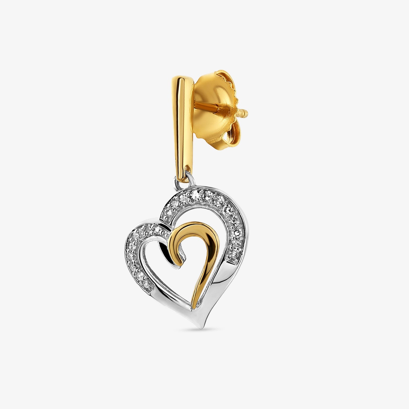 LINKED <span>In Love Heart</span> EARRINGS