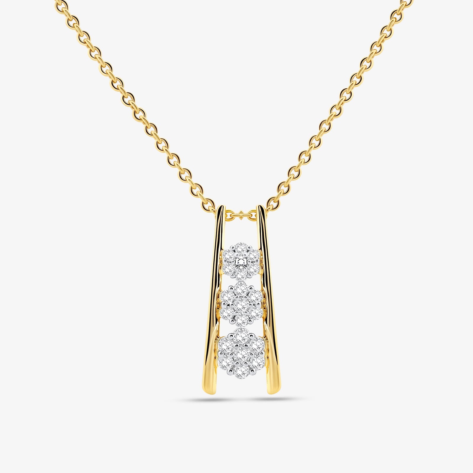 GEOMETRIC <span>Cluster</span> NECKLET