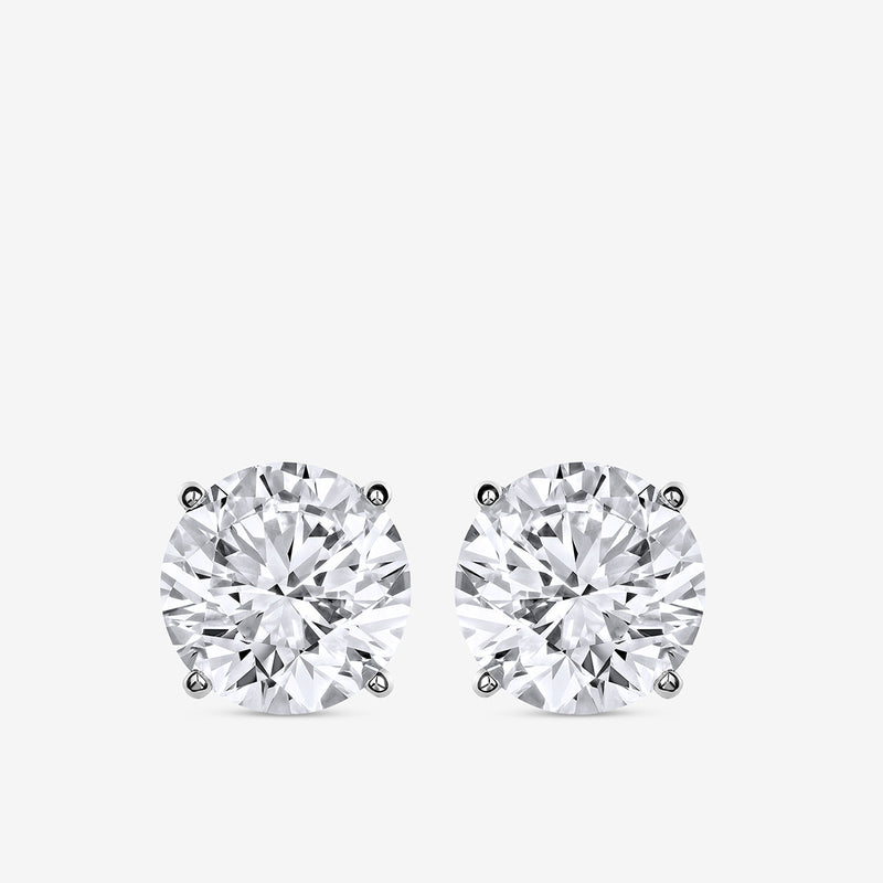 Timeless Solitaire Stud Earrings