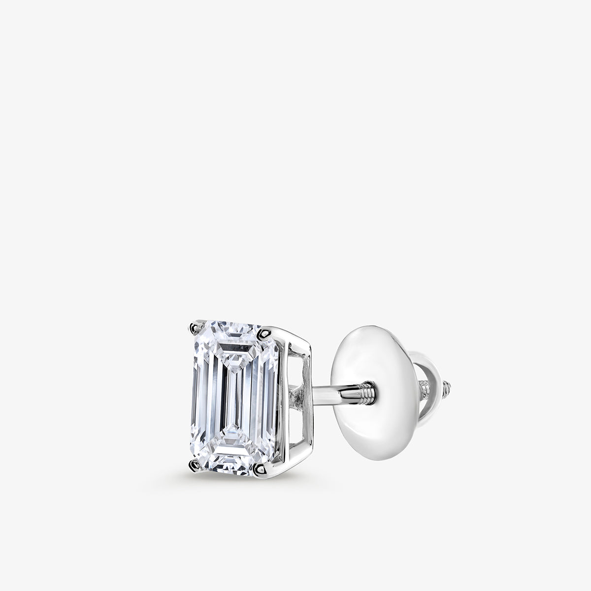 EMERALD<span> Luxe Solitaire Stud</span> EARRINGS