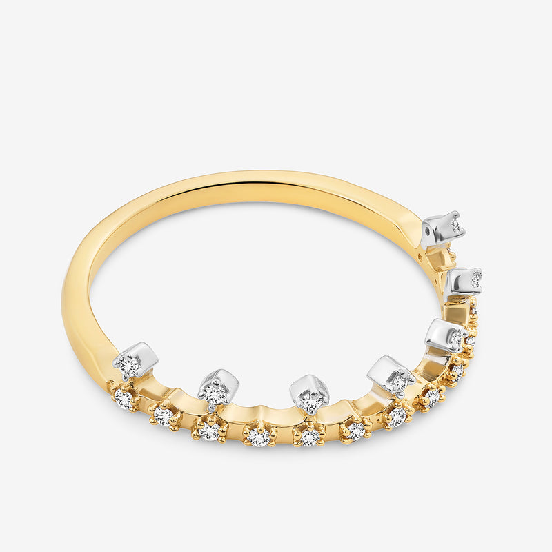 Tiara Sparkle Diamond Ring