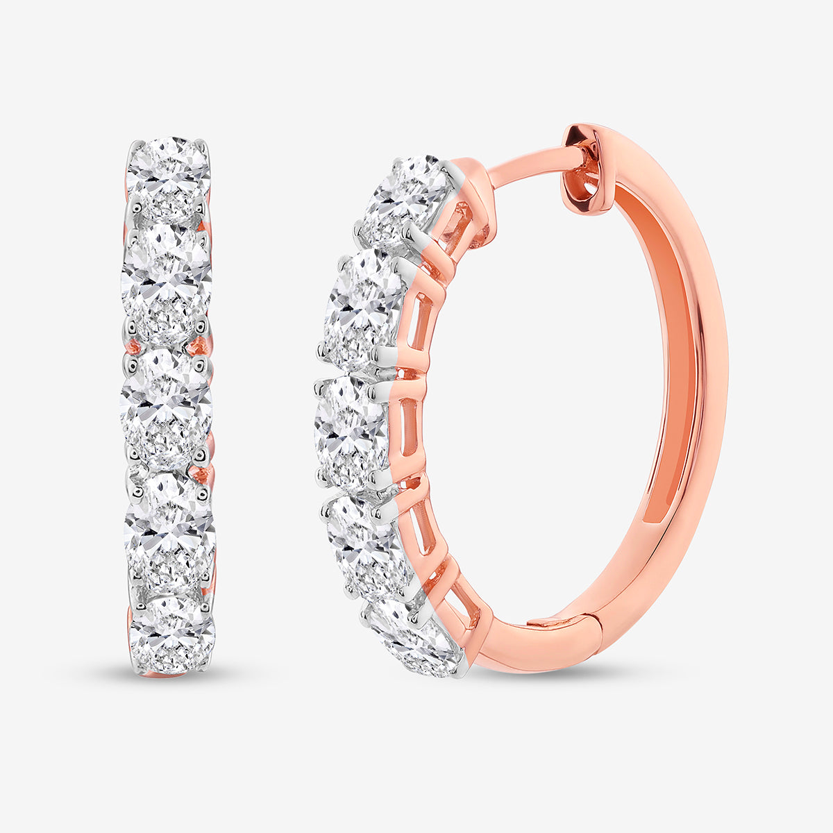 CLASSIC <span>Weave Diamond Huggie </span>EARRINGS
