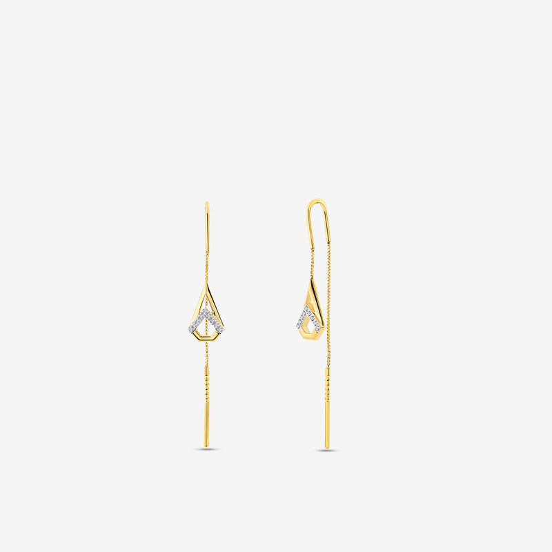 Urban Triangle Sui Dhaga Earrings