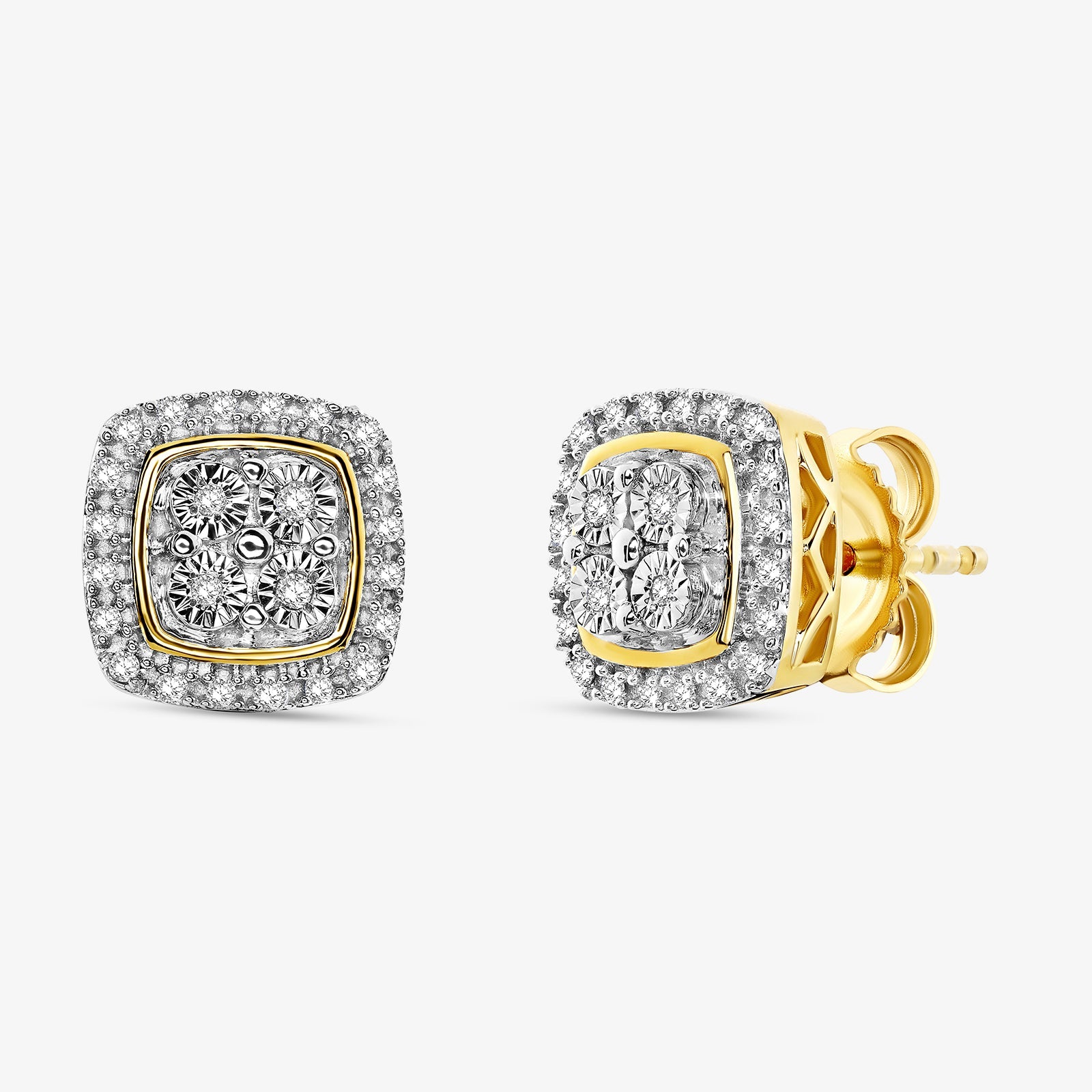 GRACE <span>Halo Diamond</span> EARRINGS