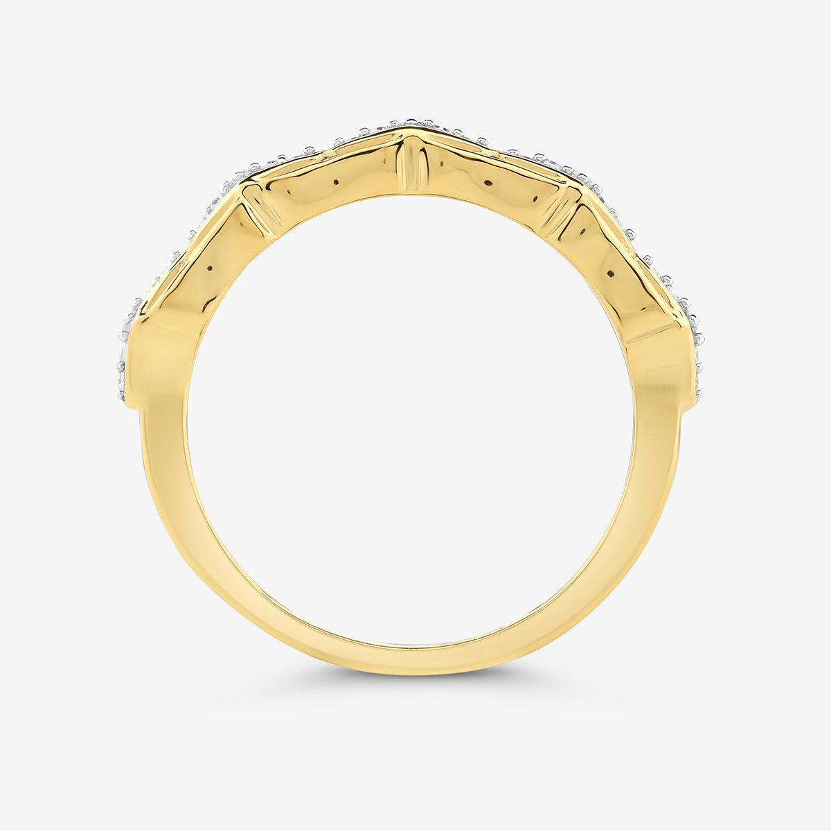 WAVE <span>Edge Diamond </span>RING