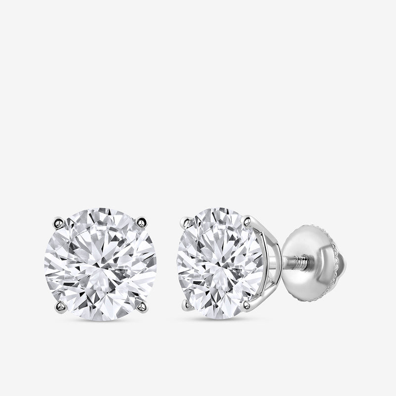 Timeless Solitaire Stud Earrings