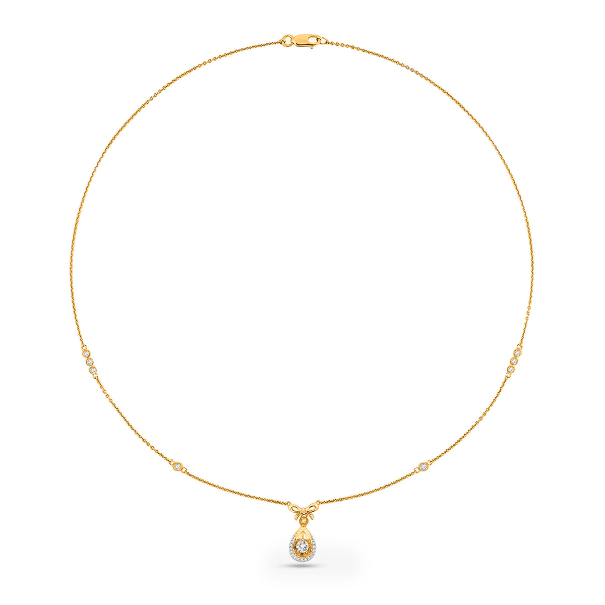 Minimal Drop Beaded Necklet