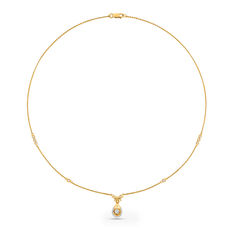 Minimal Drop Beaded Necklet