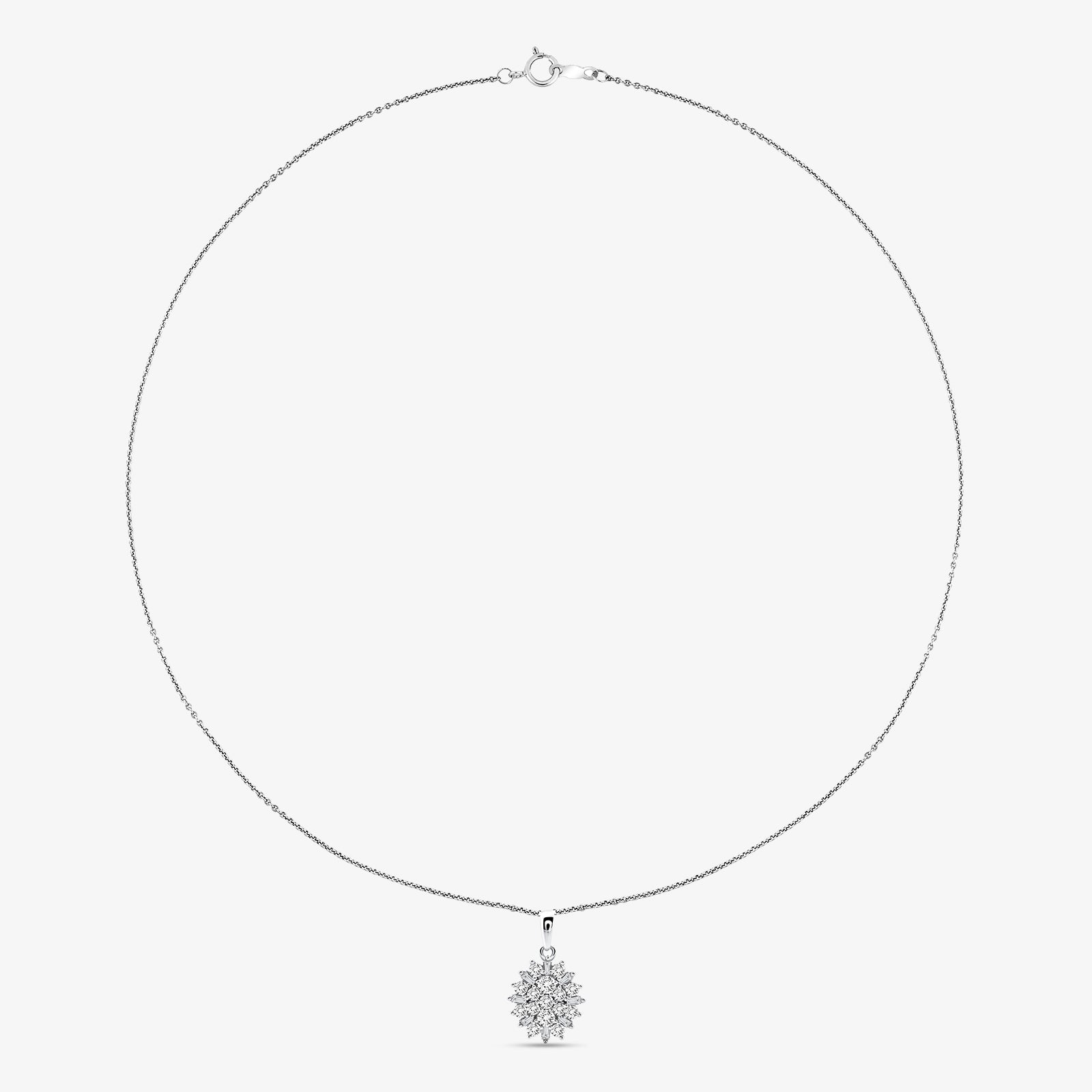 CLASSIC <span>Baguette Bloom Diamond</span> NECKLET