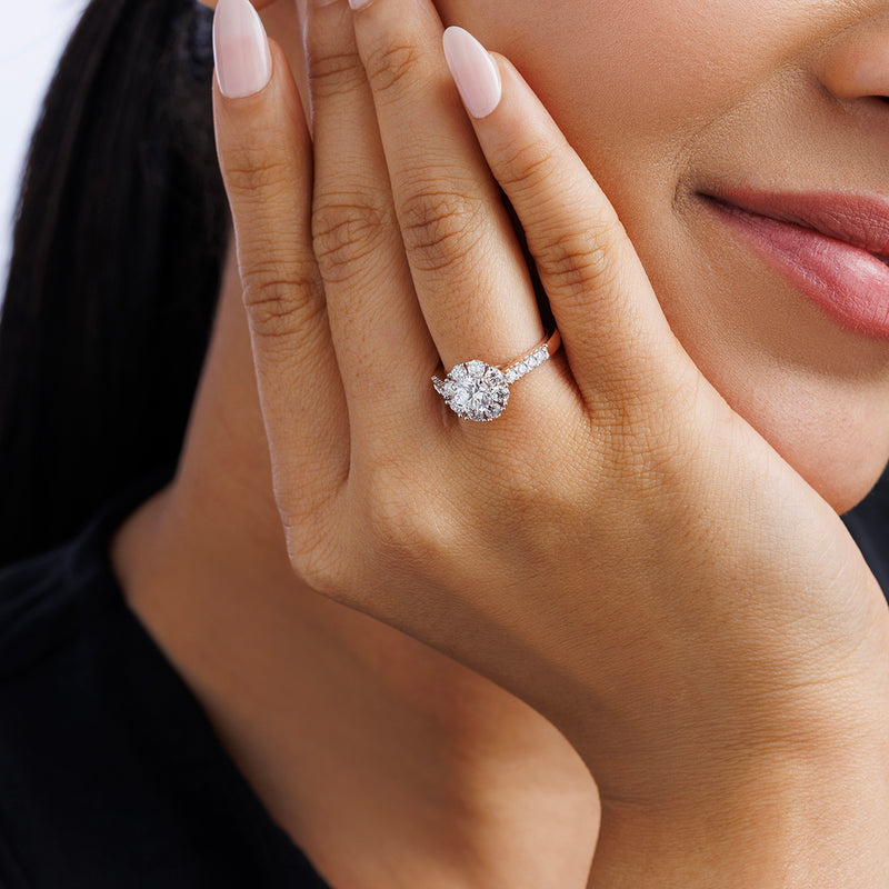 Eternal Blossom Solitaire Ring