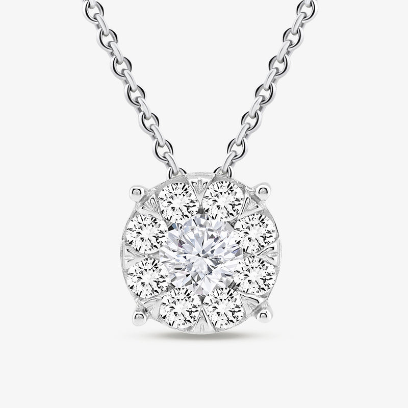 Classic Halo Solitaire Necklet