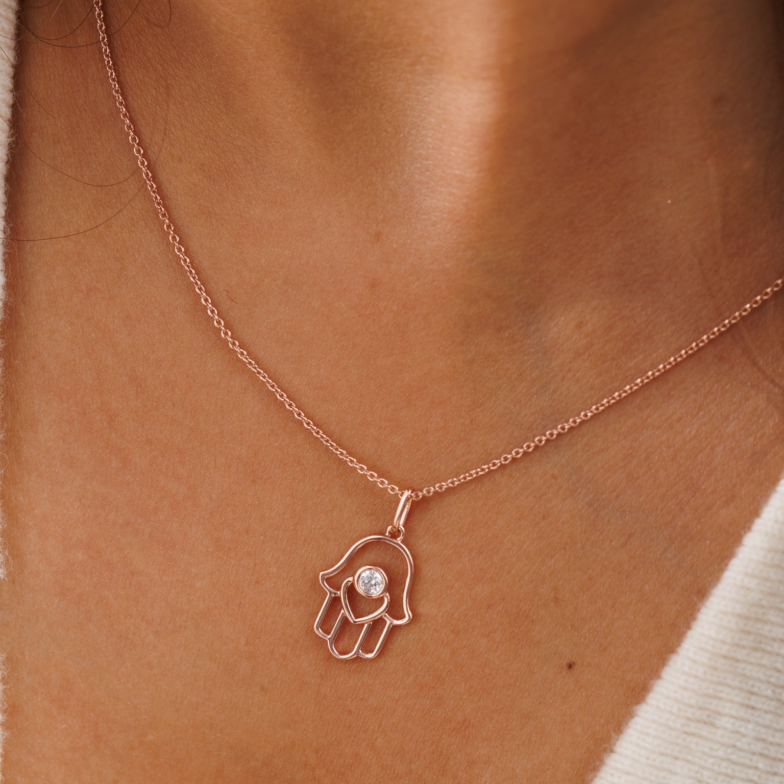 AURA <span>Shield Hamsa Hand</span> NECKLET