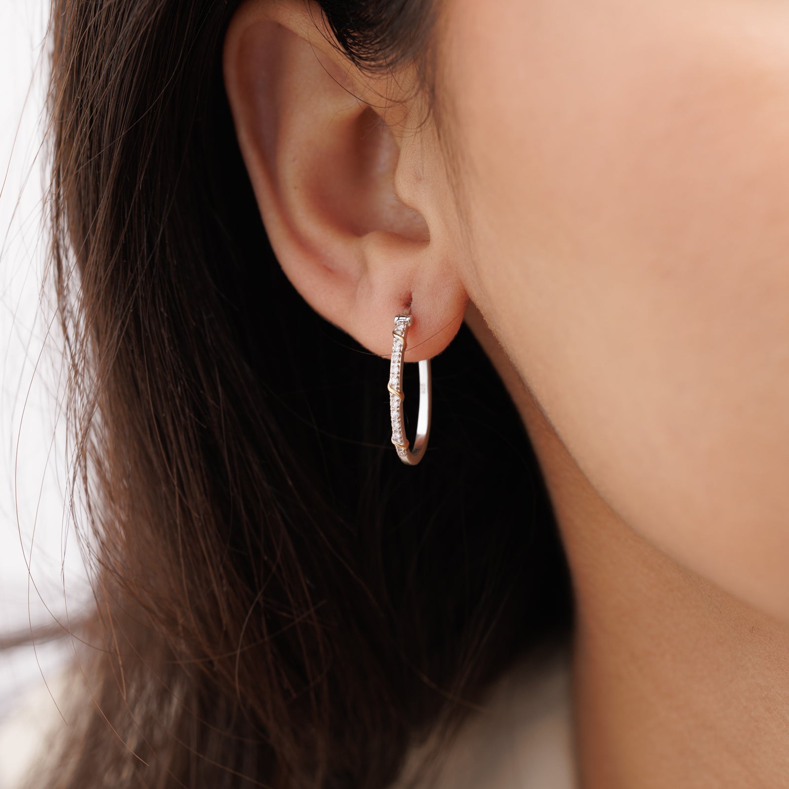 ETERNAL <span>Entwine Hoop</span> EARRINGS