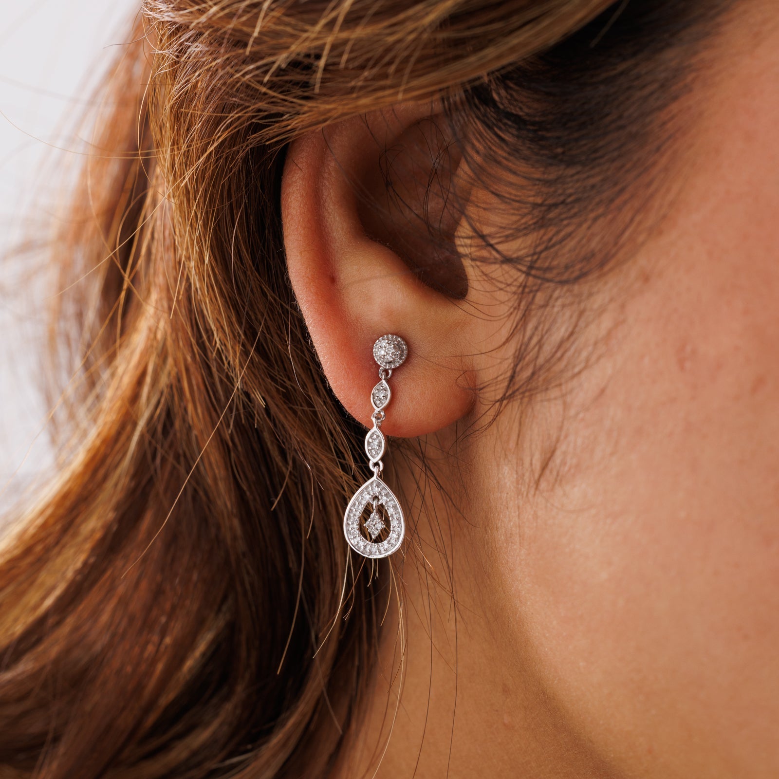 GRACEFALL <span>Diamond Drop</span> EARRINGS