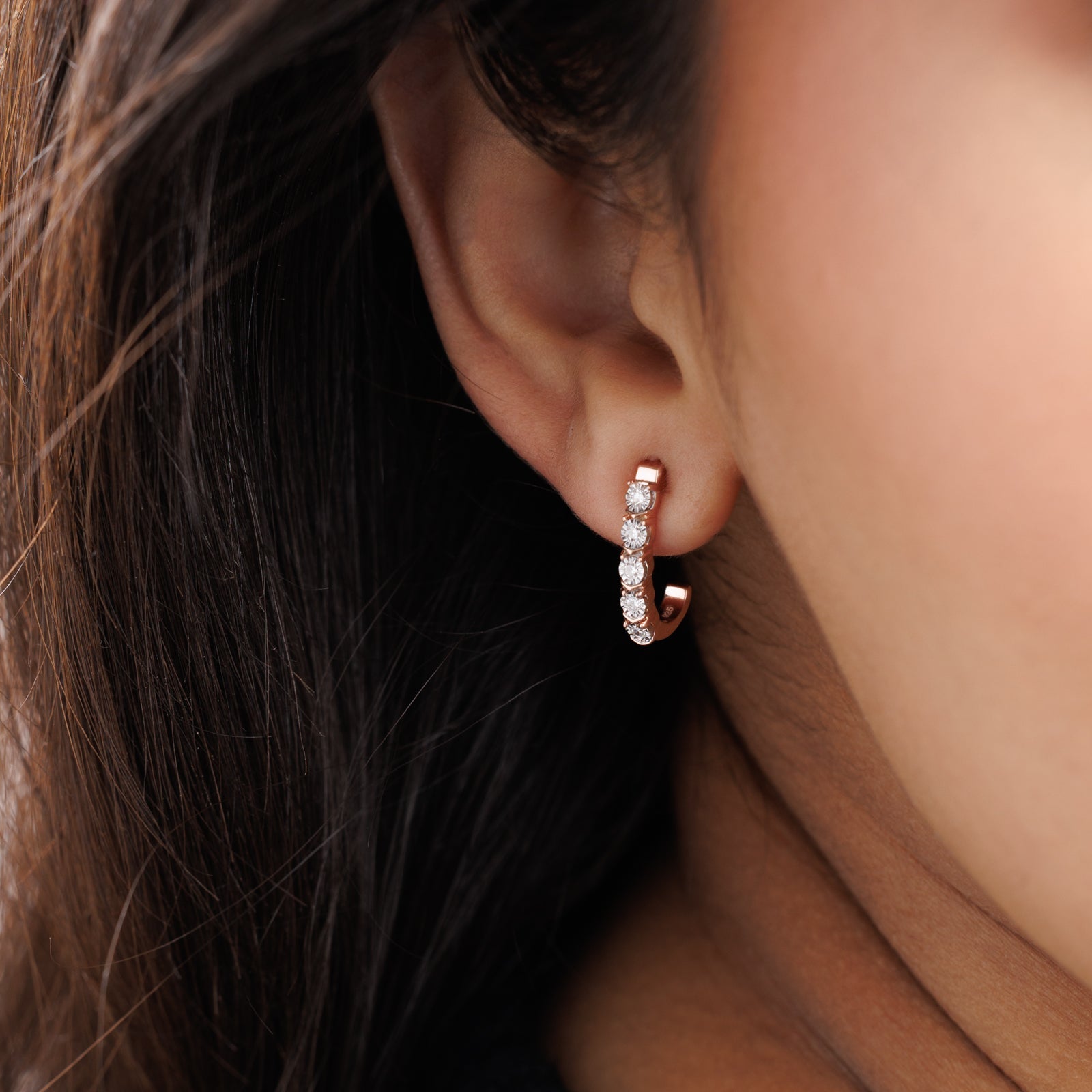 ETERNAL <span>Bloom Pink Hoop</span> EARRINGS