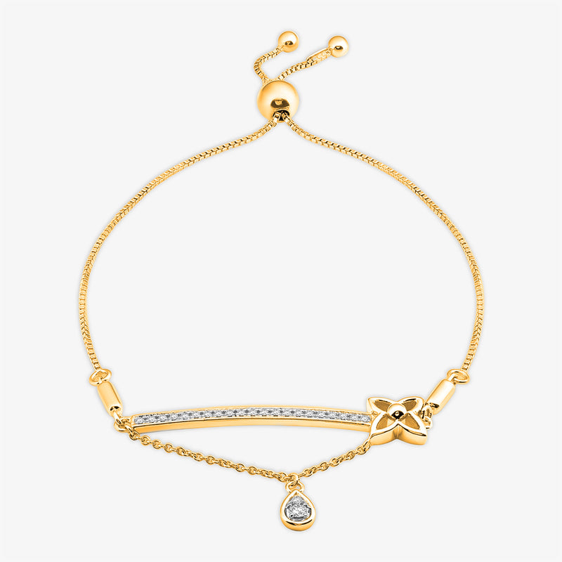 Dangle Bloom Bolo Bracelet