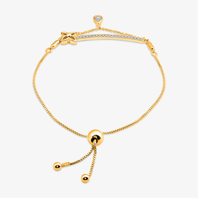 Dangle Bloom Bolo Bracelet