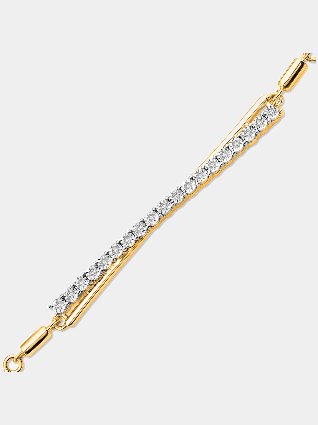 Asymmetric Spark Bolo Bracelet - keemti jewels