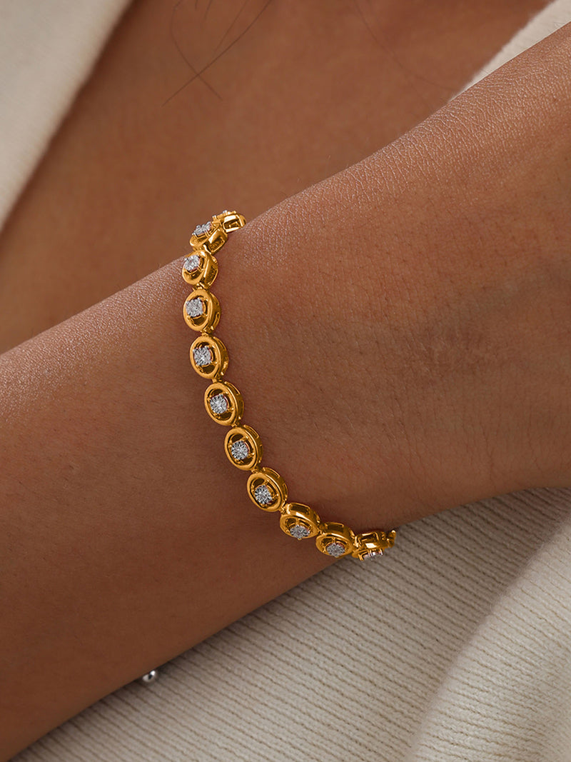 Blush Halo Bolo Bracelet - keemti jewels