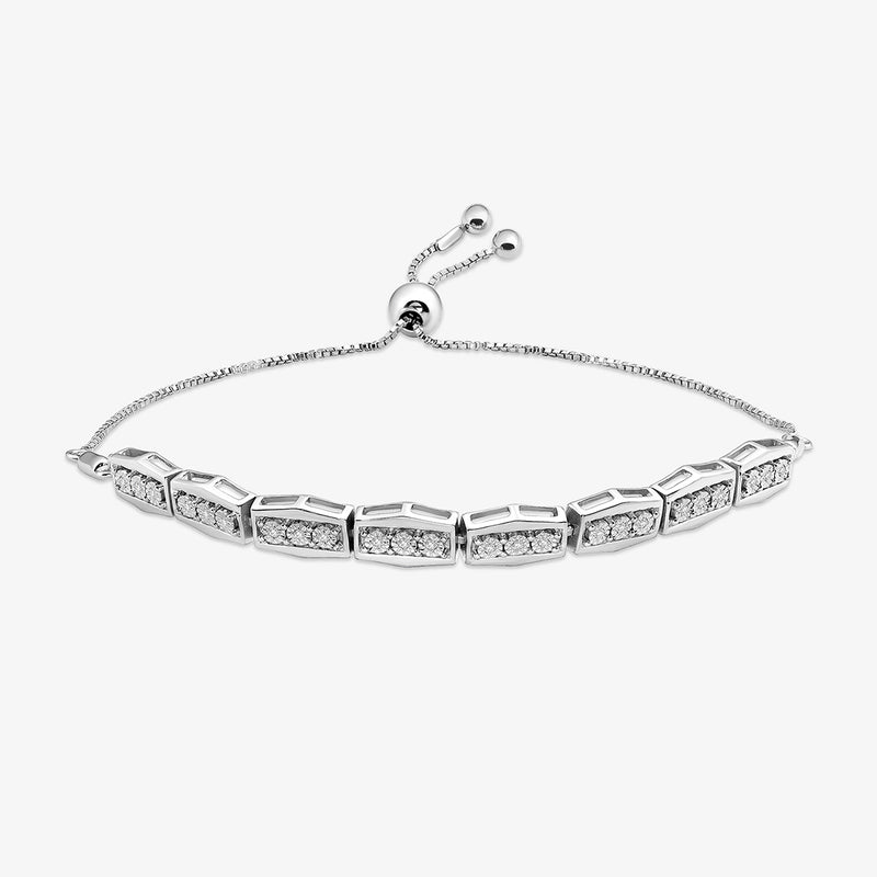 Facet Link Bolo Bracelet