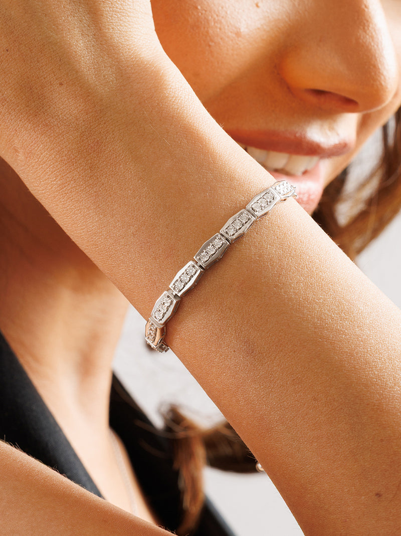 Facet Link Bolo Bracelet - keemti jewels