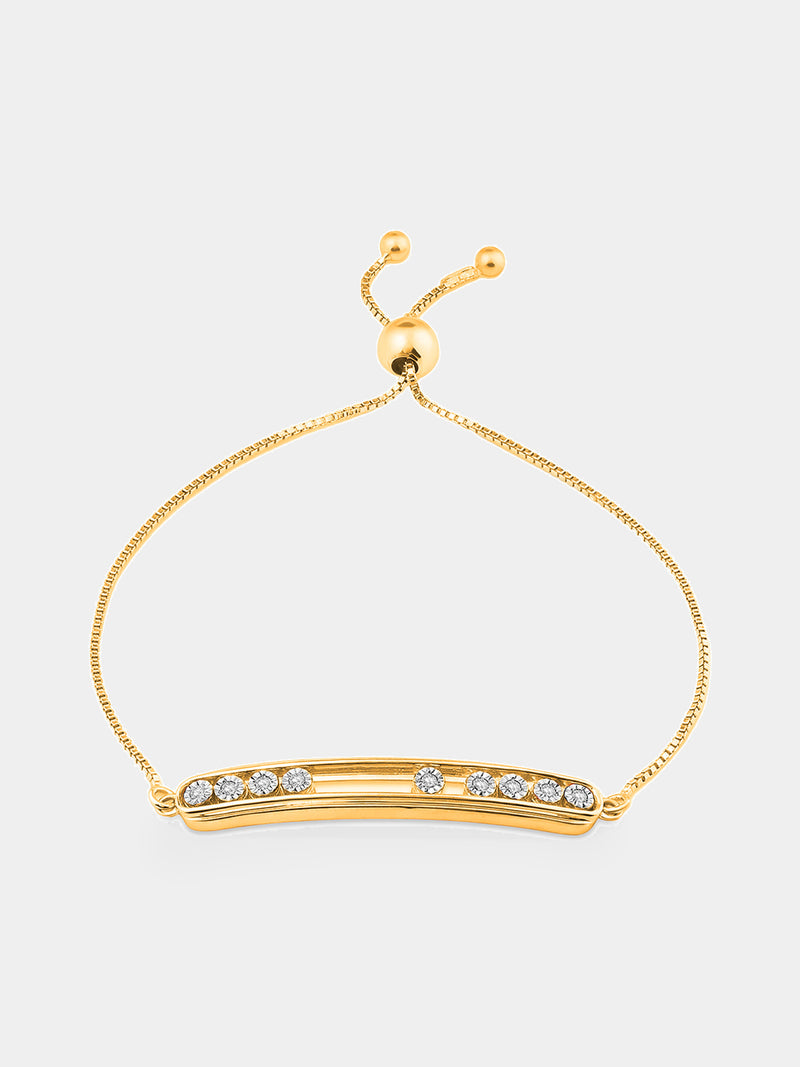 Flowing Spark Bolo Bracelet - keemti jewels