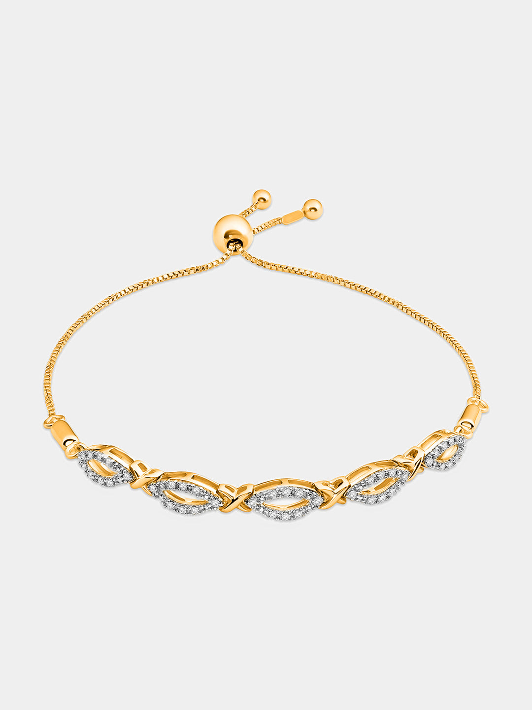 Keemti Jewels Serene Loop Bolo Bracelet Model View