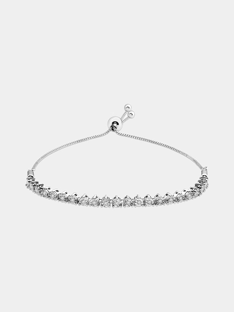 Cascaded Line Bolo Bracelet