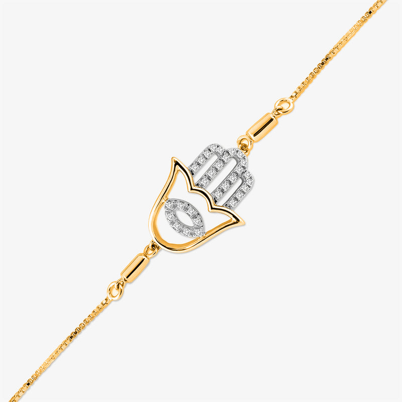 Hamsa Bolo Bracelet