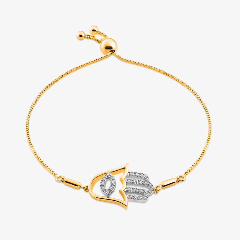 Hamsa Bolo Bracelet