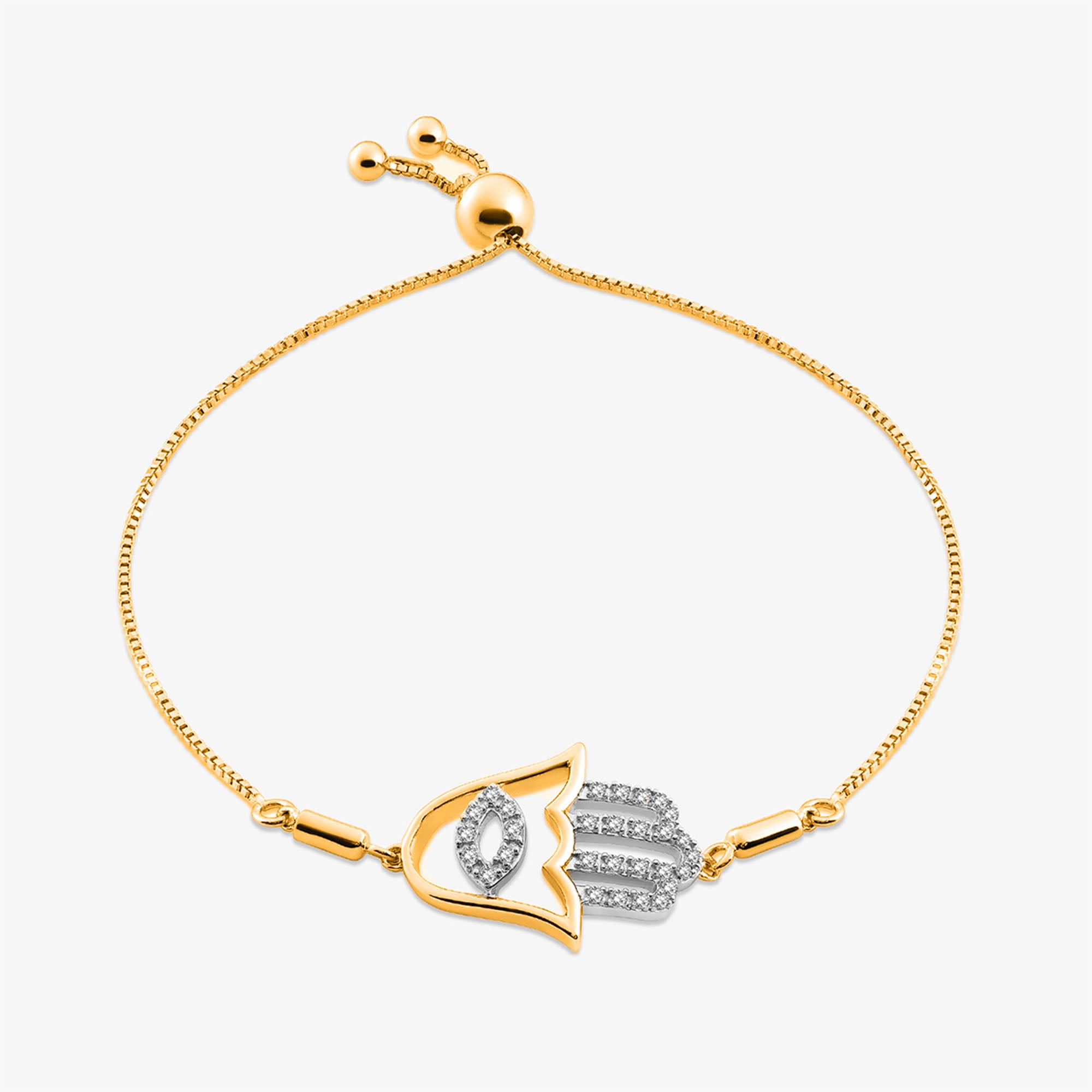 Hamsa Bolo Bracelet