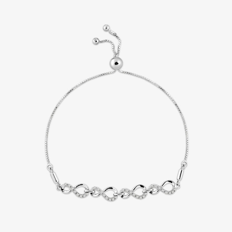 Infinity Link Bolo Bracelet