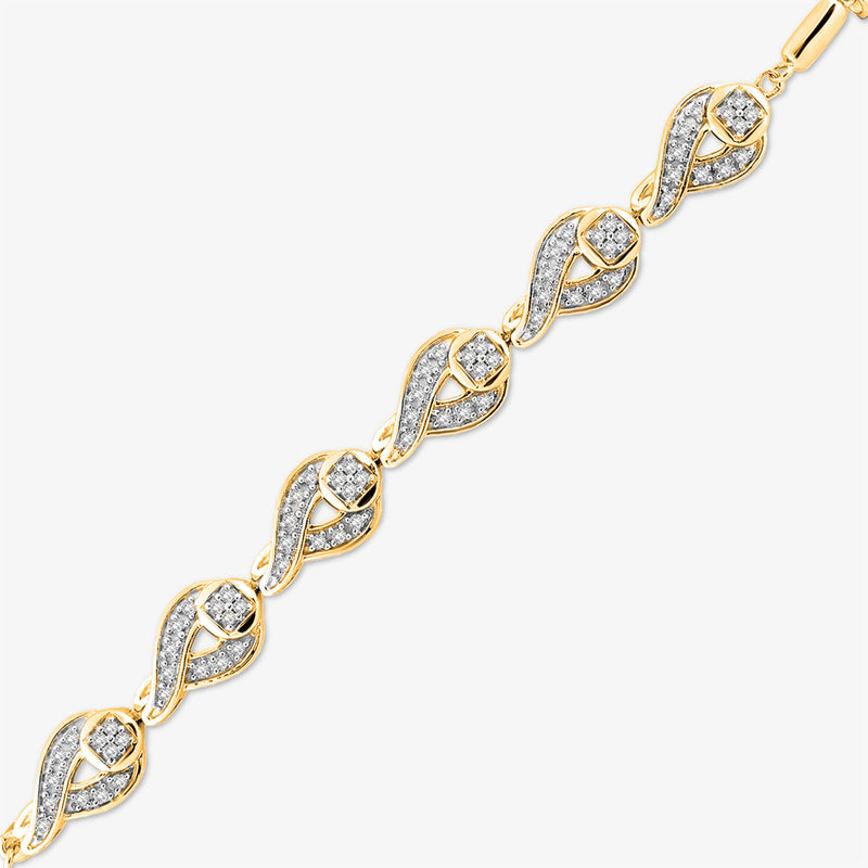 Teardrop Link Bolo Bracelet