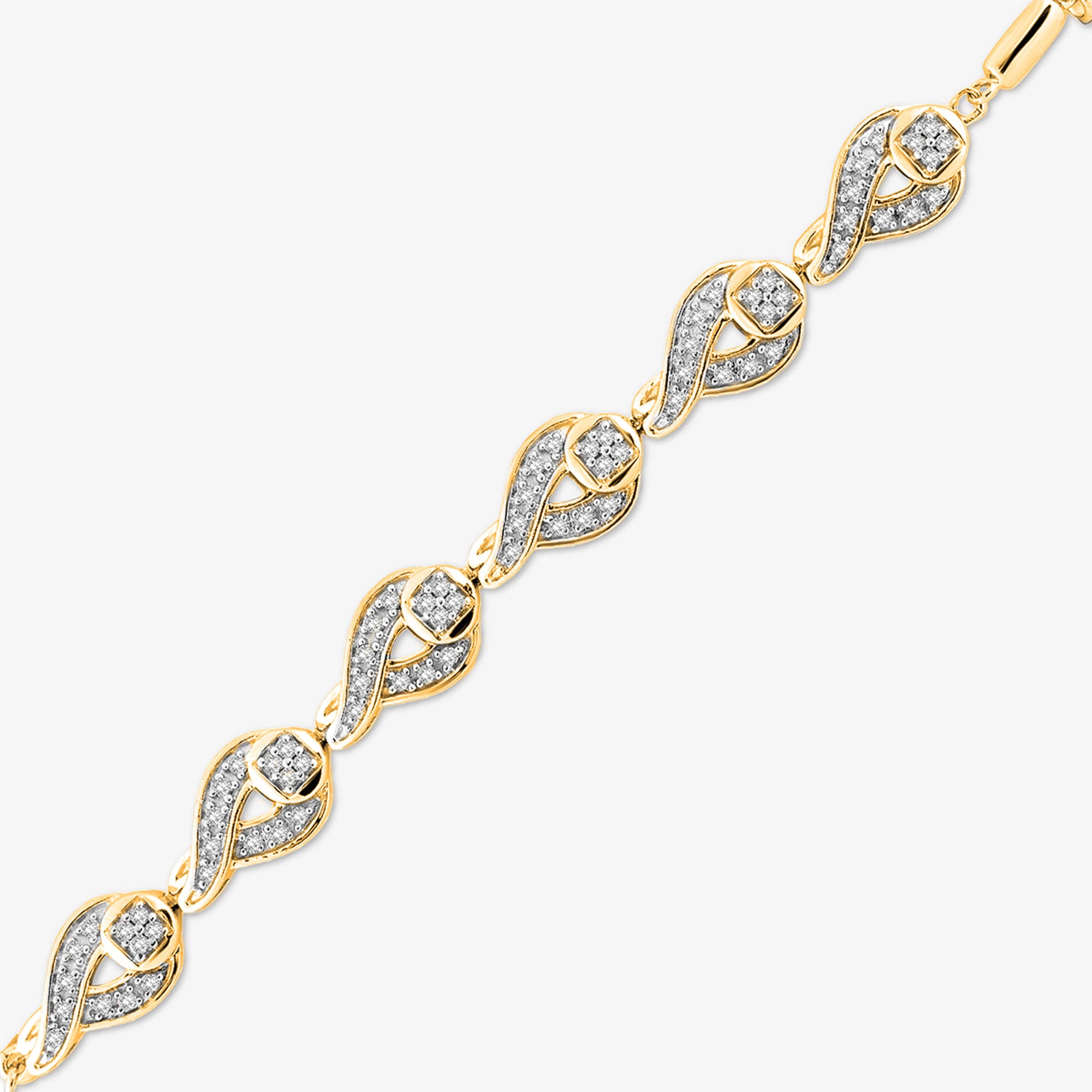 Teardrop Link Bolo Bracelet