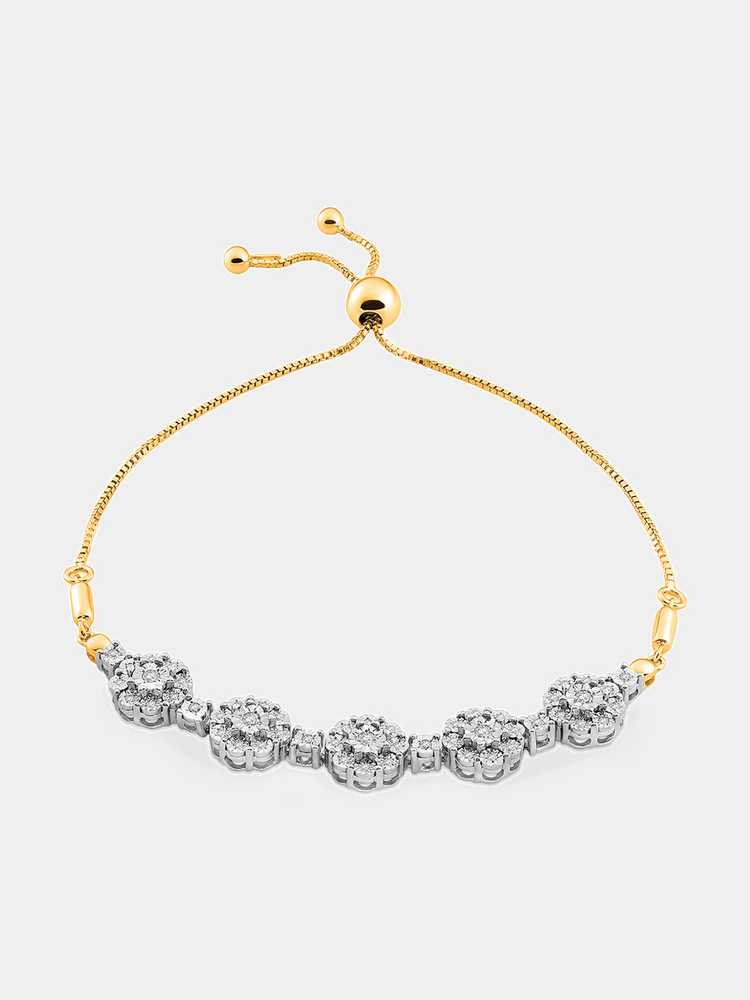 Keemti Jewels Florette Bloom Bolo Bracelet Model View