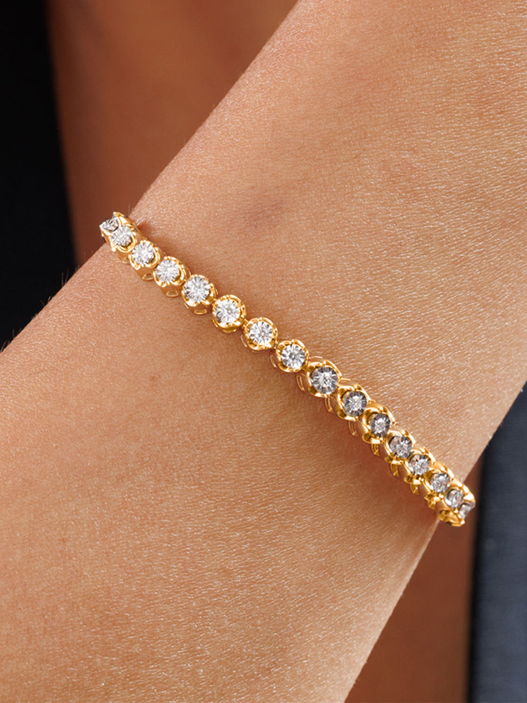 Dual Tone Line Bolo Bracelet - keemti jewels