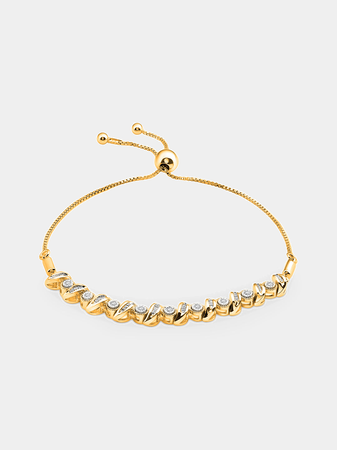 Keemti Jewels Twilight Wave Bolo Bracelet Model View