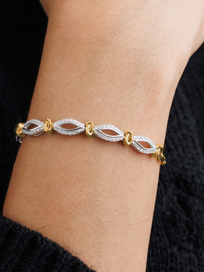 Keemti Jewels Marquise Link Bolo Bracelet Extra View